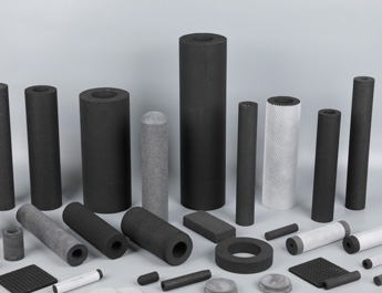 Sintered activated carbon products