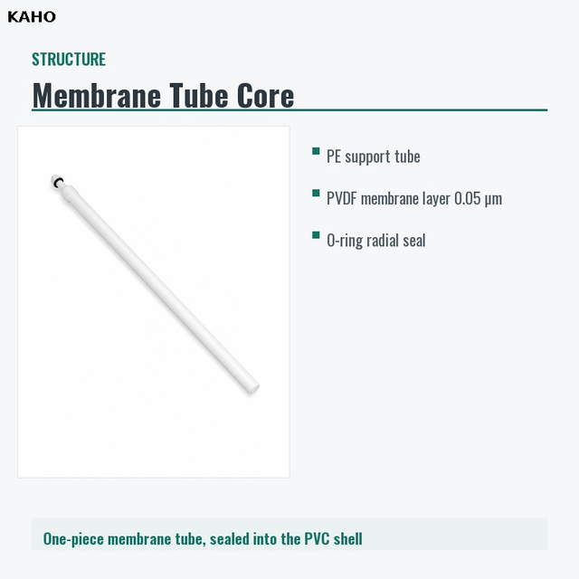 Cross Flow PVDF Tubular Microfiltration Membrane 0.5 Inch for Industrial Wastewater Reuse