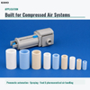 Sintered PE Filter Element Compressed Air Pneumatic Filter Cartridge
